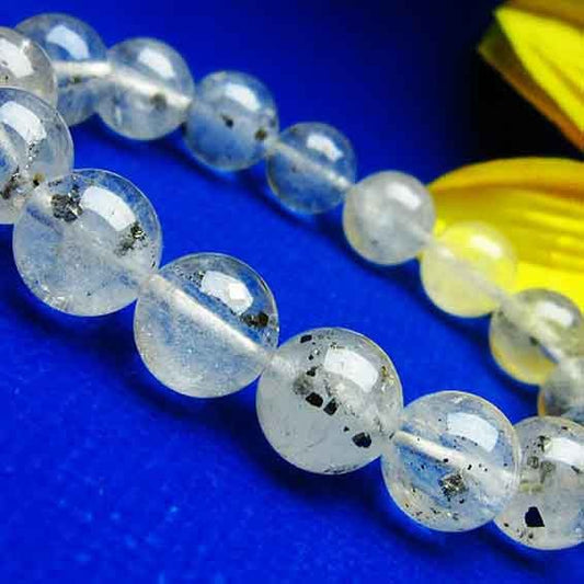 パイライトインクォーツ ブレスレット 13mm 一点物 211-2787