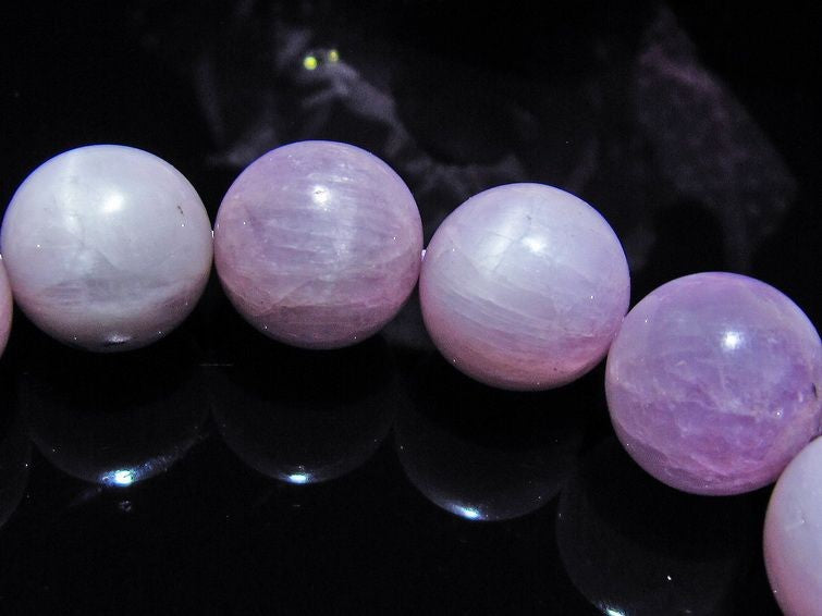 ミルキークンツァイト ブレスレット 14mm 一点物 211-371