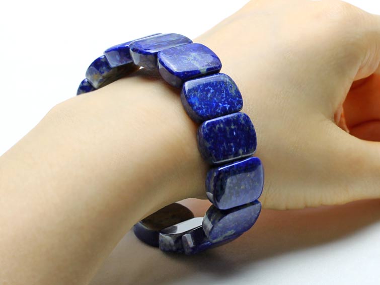 ラピスラズリ バングル 瑠璃 腕輪 ブレス Lapis Lazuli ランダム発送 メール便可 [M便 1/10] 711-284