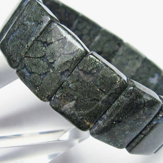 ❄メノウ カルセドニー 玉髄 バングル 腕輪 新品 0035