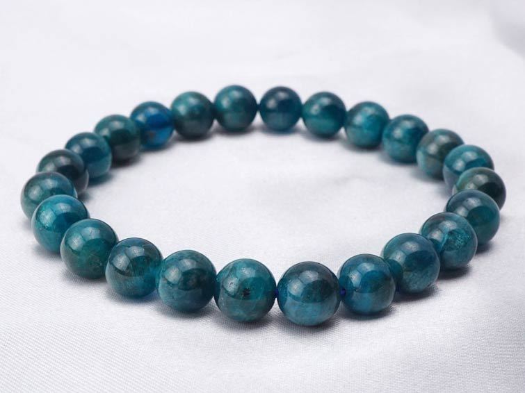 アパタイト ブレスレット 8mm ブレス 燐灰石 Bracelet Apatite メンズ レディース ランダム発送 メール便可 [M便 1/10] 711-333