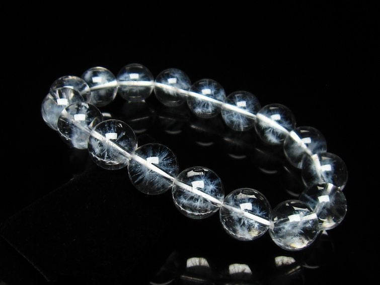 水晶 ブレスレット レーザー彫刻入り 12mm  [M便 1/10] ランダム発送  711-338