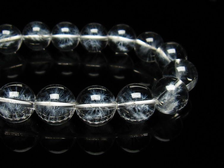 水晶 ブレスレット レーザー彫刻入り 12mm  [M便 1/10] ランダム発送  711-338