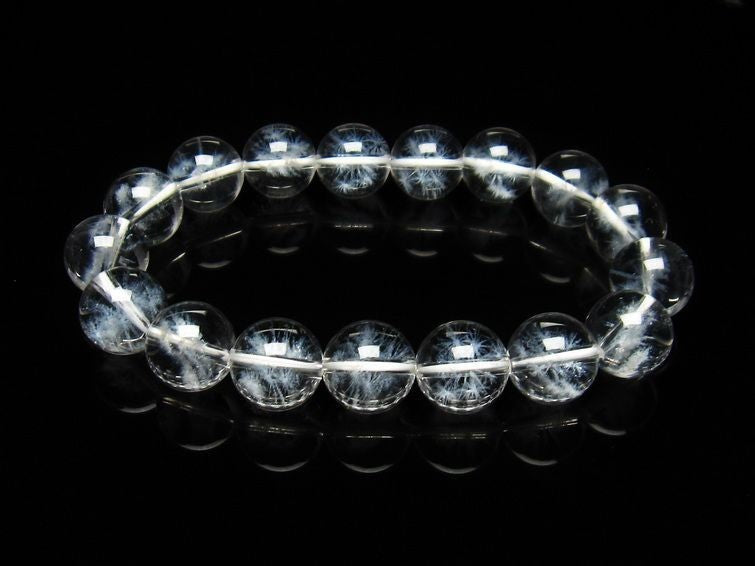 水晶 ブレスレット レーザー彫刻入り 12mm  [M便 1/10] ランダム発送  711-338