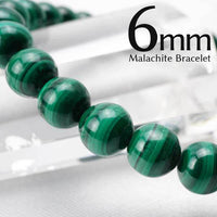 マラカイト ブレスレット 6mm malachite 孔雀石 ブレス メンズ レディース アクセサリー ランダム発送 メール便可 [M便 1/10] 711-350