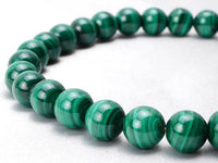 マラカイト ブレスレット 6mm malachite 孔雀石 ブレス メンズ レディース アクセサリー ランダム発送 メール便可 [M便 1/10] 711-350