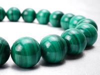 マラカイト ブレスレット 10mm malachite 孔雀石 ブレス メンズ レディース アクセサリー ランダム発送 メール便可 [M便 1/10] 711-354