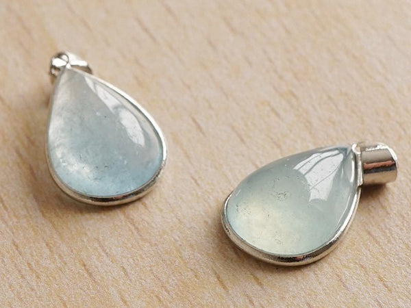 アクアマリン ペンダント Aquamarine 藍玉 ドロップ ペンダントトップ