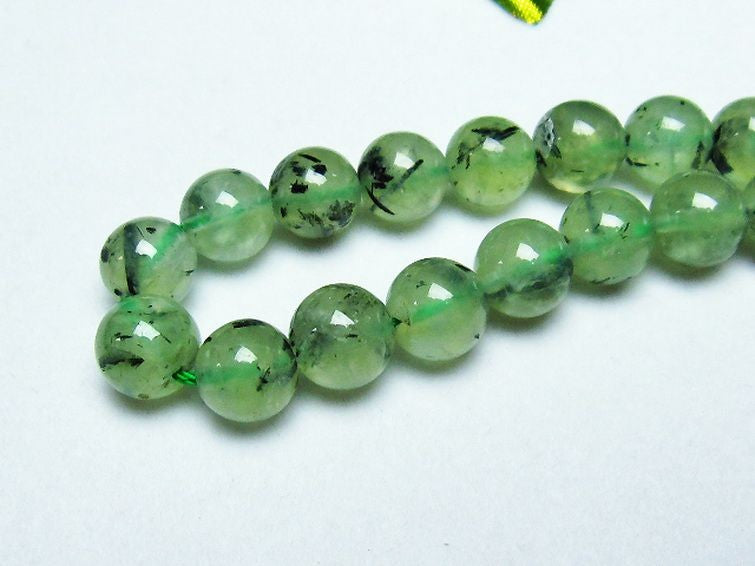 プレナイト 一連 トルマリンルチル入り 10mm ランダム発送 メール便可 [M便 1/5] 7 714-46