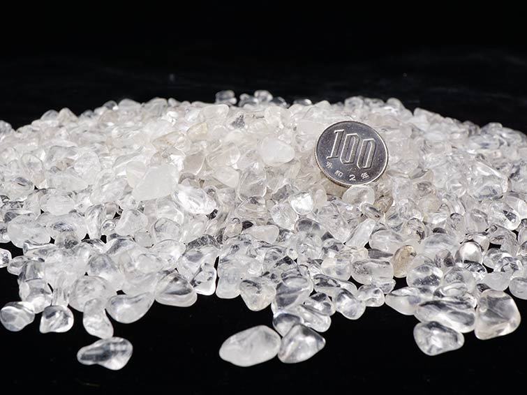 水晶 さざれ さざれ石 中サイズ 100g メール便可 [M便 1/10] 973-26