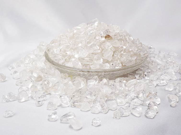 水晶 さざれ さざれ石 中サイズ 500g メール便可 [M便 1/2] 973-27